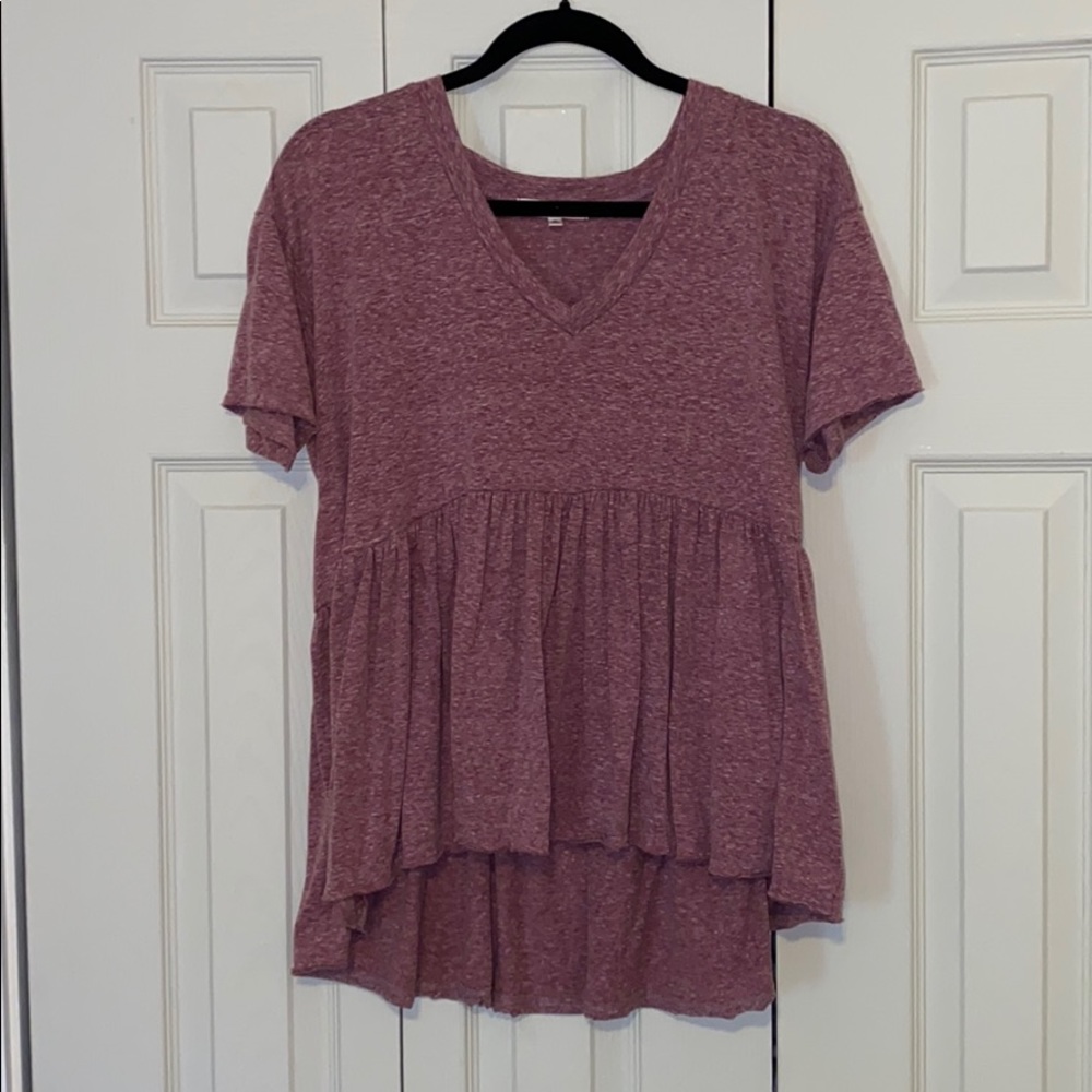 Flowy v-neck t-shirt